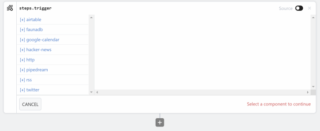 List of event sources