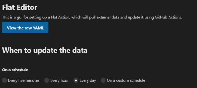 Integrating Eleventy with GitHub Flat Data