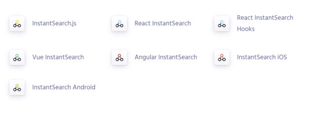 InstaSearch clients