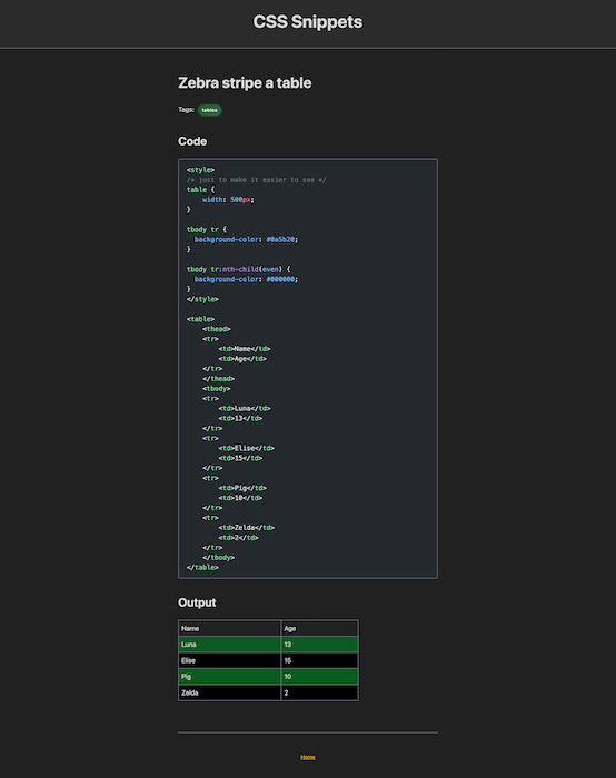 screenshot from site