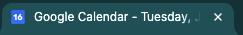 Google Calendar favicon