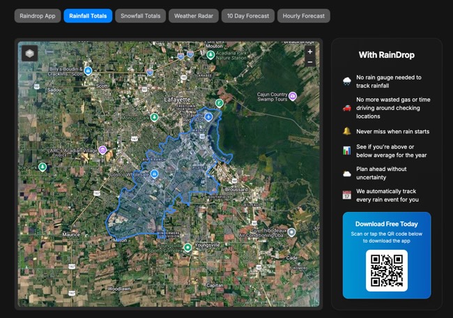 Screenshot from RainDrop