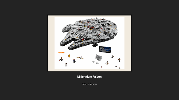 LEGO screensaver example